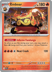 Emboar 013/086 Master Ball Holo Rare