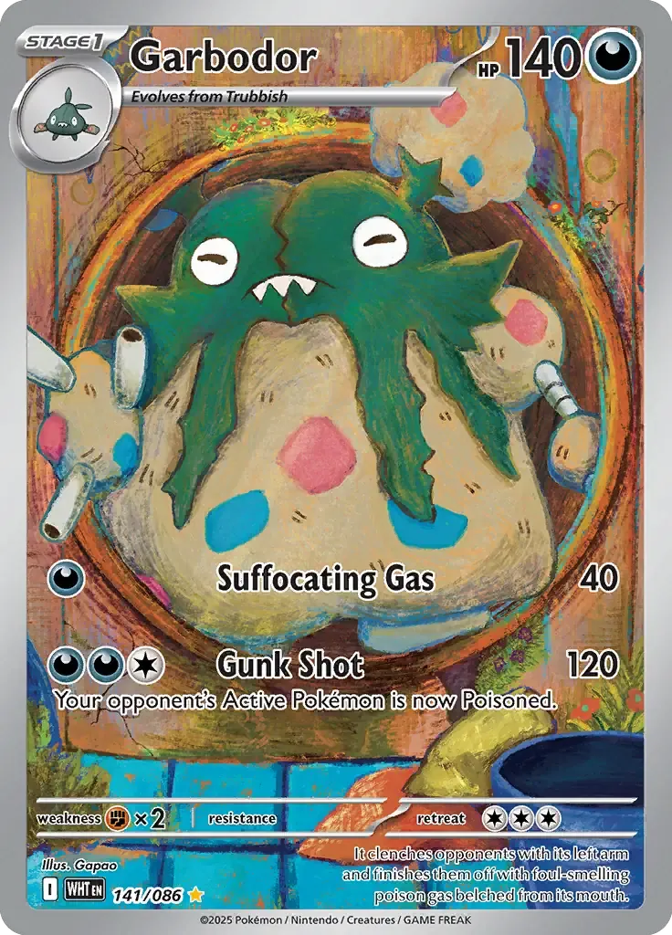 Garbodor 141/86 Illustration Rare