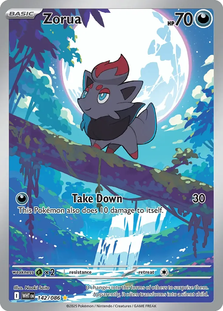 Zorua 142/86 Illustration Rare