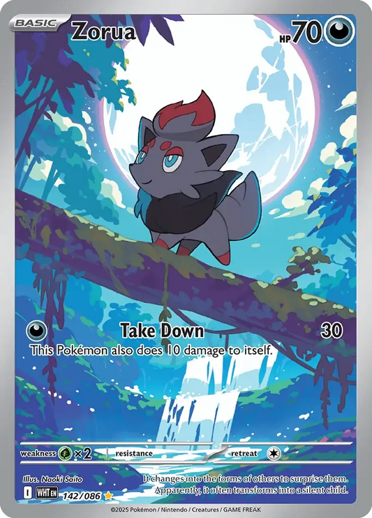 Zorua 142/86 Illustration Rare