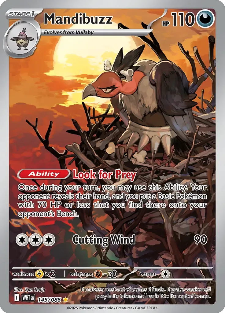 Mandibuzz 145/86 Illustration Rare