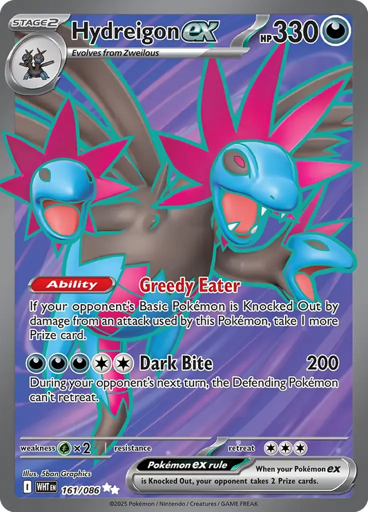 Hydreigon ex 161/86 Ultra Rare ex
