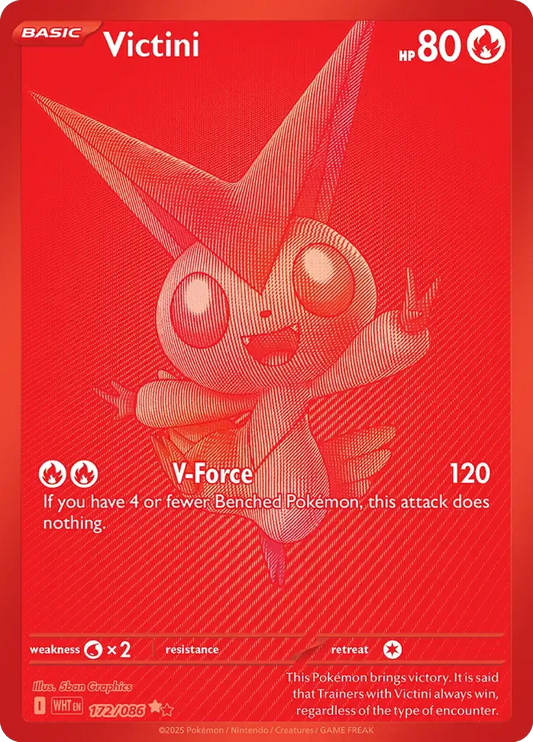 Victini 172/86 Red Hyper Rare ex