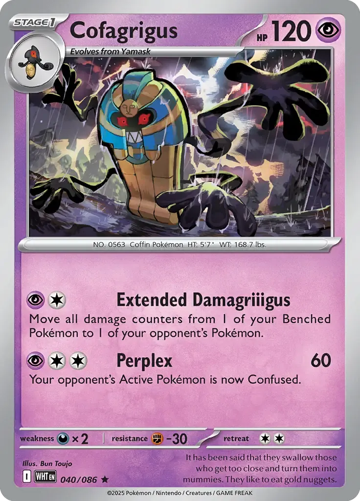 Cofagrigus 40/86 Holo Rare