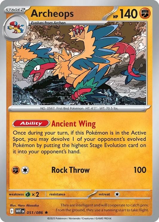 Archeops 51/86 Holo Rare