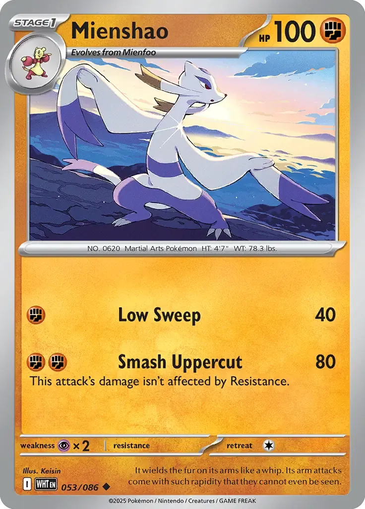 Mienshao 53/86 Uncommon