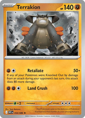 Terrakion 054/086 Poke Ball Holo Rare