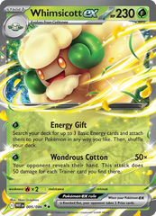 Whimsicott ex 005/086 Double Rare ex