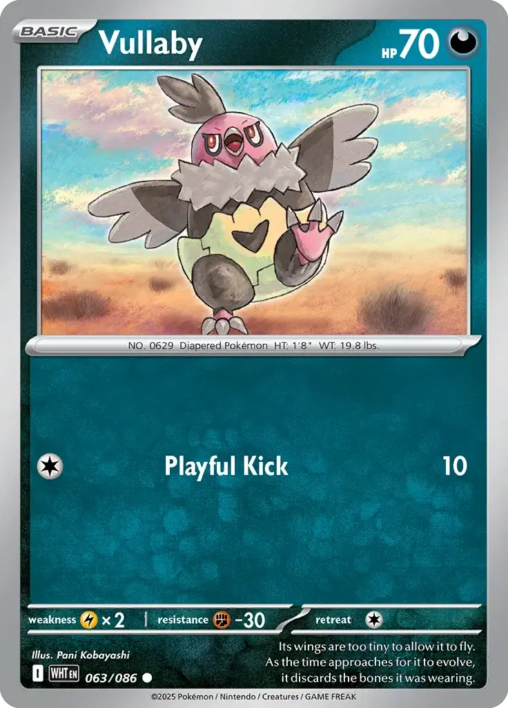 Vullaby 63/86 Master Ball Holo Common