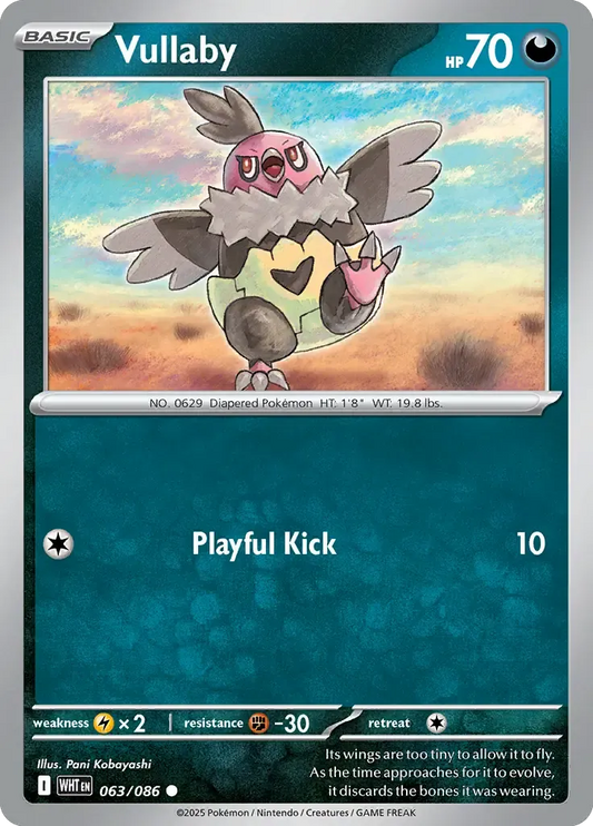 Vullaby 63/86 Poké Ball Holo Common