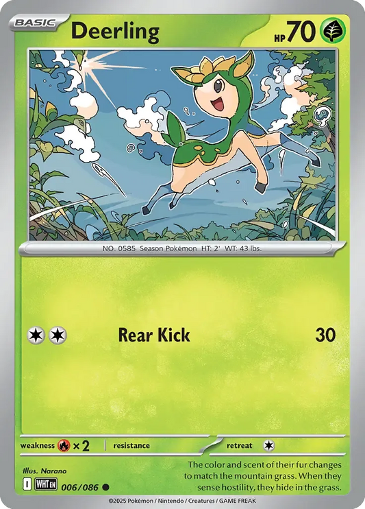 Deerling 6/86 Reverse Common