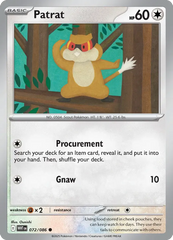 Patrat 072/086 Poke Ball Holo Common