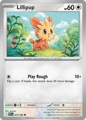 Lillipup 074/086 Master Ball Holo Common