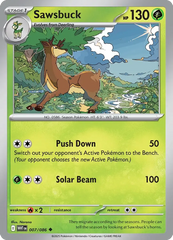 Sawsbuck 007/086 Master Ball Holo Uncommon