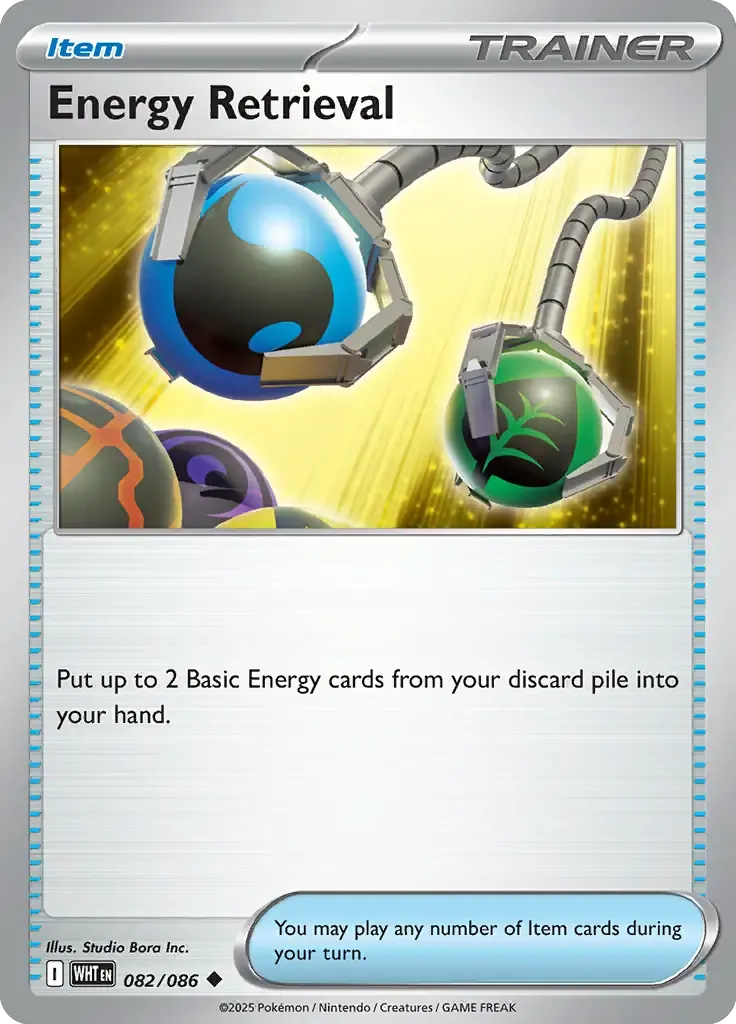 Energy Retrieval 82/86 Master Ball Holo Uncommon