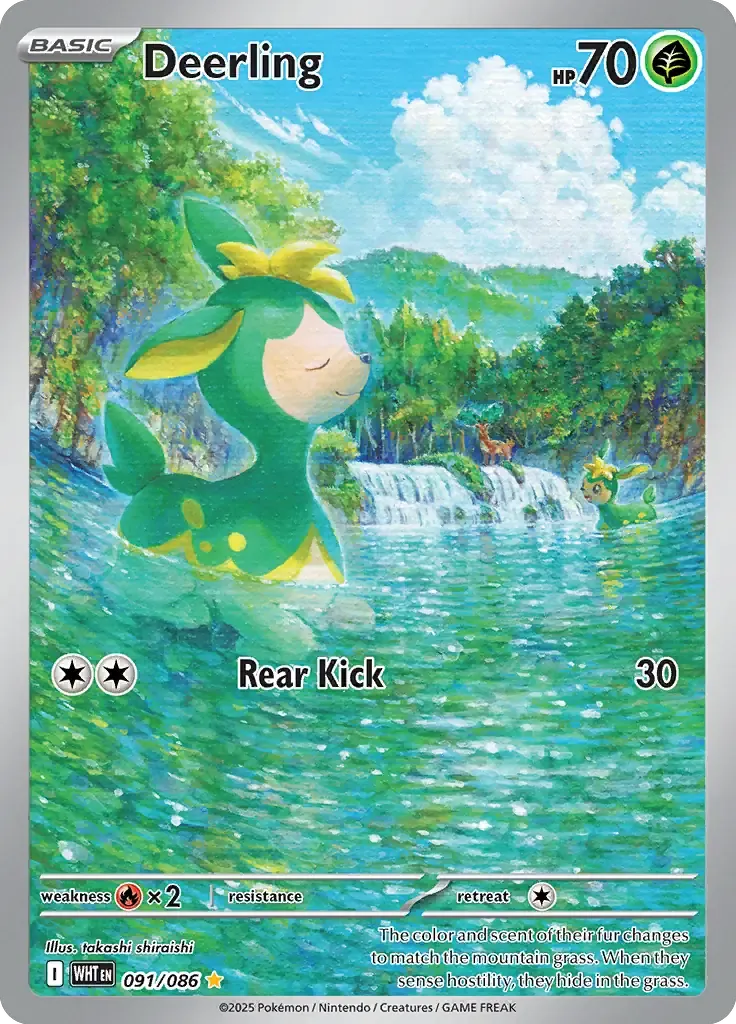 Deerling 91/86 Illustration Rare