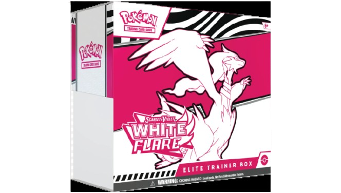 White Flare Elite Trainer Box