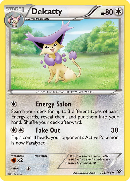 Delcatty 105/146 Uncommon - MissingNo.