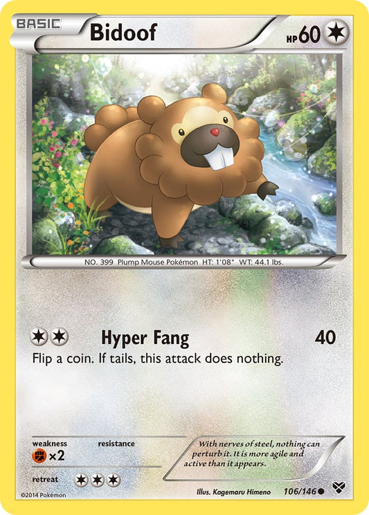 Bidoof 106/146 Common - MissingNo.