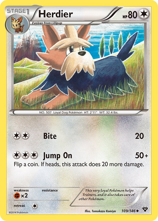 Herdier 109/146 Uncommon - MissingNo.