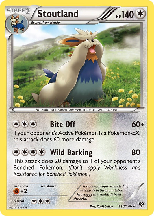 Stoutland 110/146 Reverse Rare - MissingNo.
