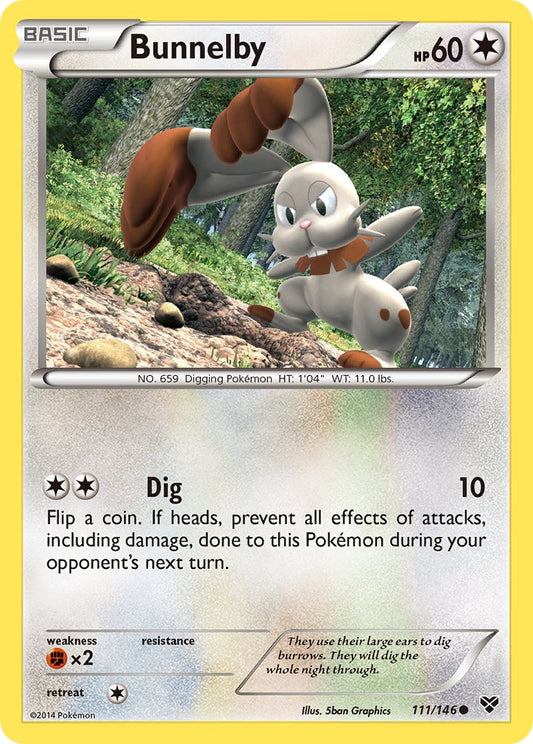 Bunnelby 111/146 Common - MissingNo.
