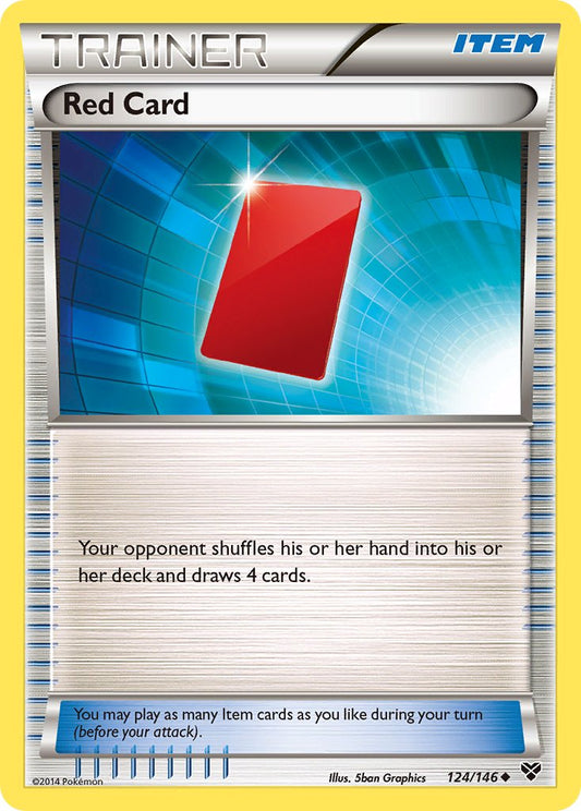 Red Card 124/146 Reverse Uncommon - MissingNo.