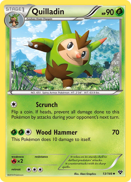 Quilladin 13/146 Reverse Uncommon - MissingNo.
