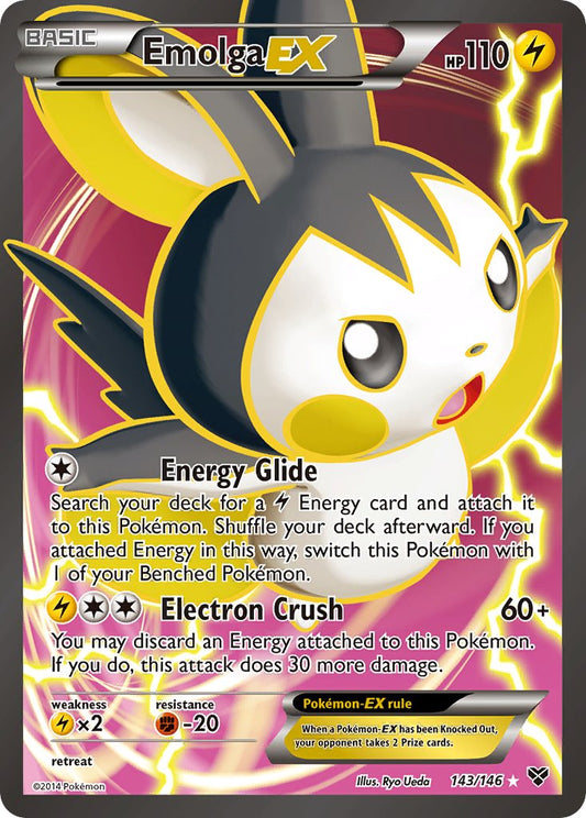Emolga EX 143/146 Holo Ultra Rare - MissingNo.