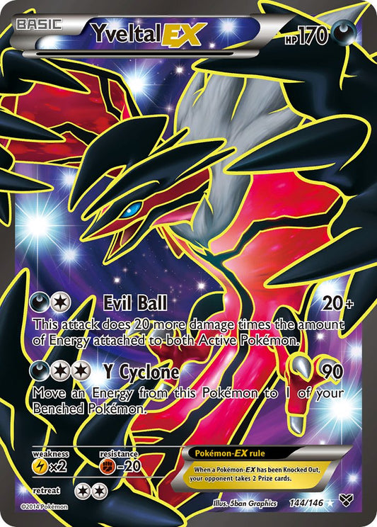 Yveltal EX 144/146 Holo Ultra Rare - MissingNo.