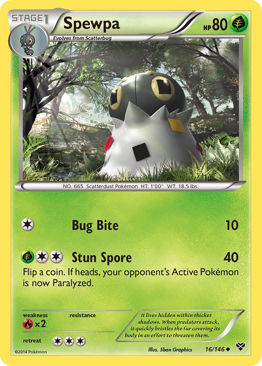 Spewpa 16/146 Reverse Uncommon - MissingNo.