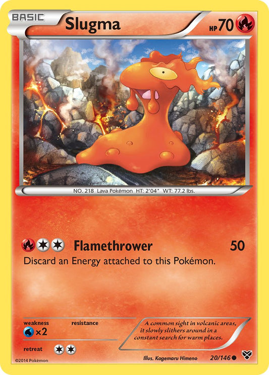 Slugma 20/146 Reverse Common - MissingNo.