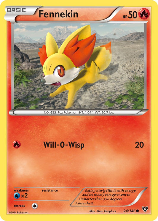 Fennekin 24/146 Reverse Common - MissingNo.