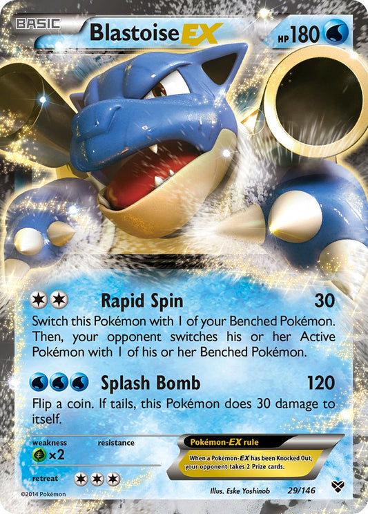 Blastoise EX 29/146 Holo Rare EX - MissingNo.