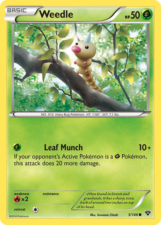 Weedle 3/146 Common - MissingNo.