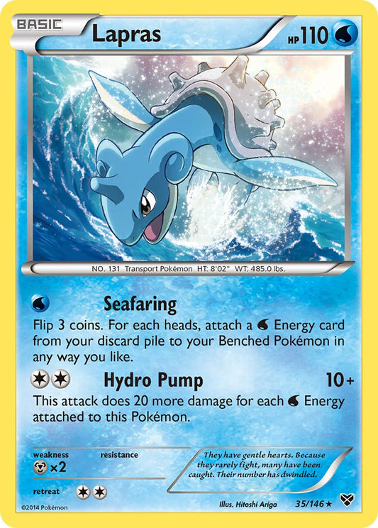 Lapras 35/146 Holo Rare - MissingNo.