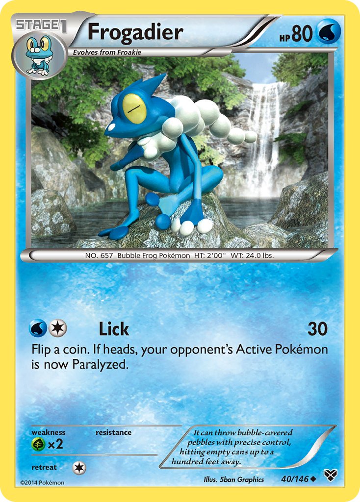 Frogadier 40/146 Reverse Uncommon - MissingNo.