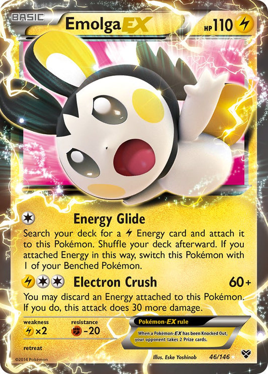 Emolga EX 46/146 Holo Rare EX - MissingNo.