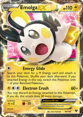 Emolga EX 46/146 Holo Rare EX