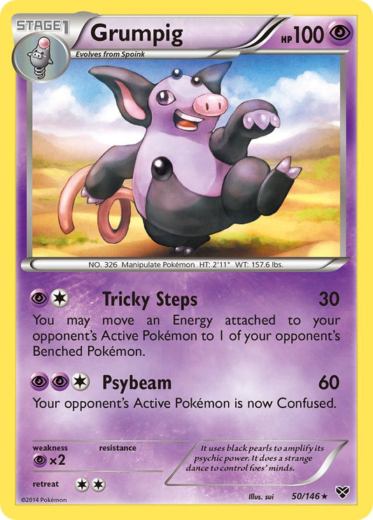 Grumpig 50/146 Reverse Rare - MissingNo.