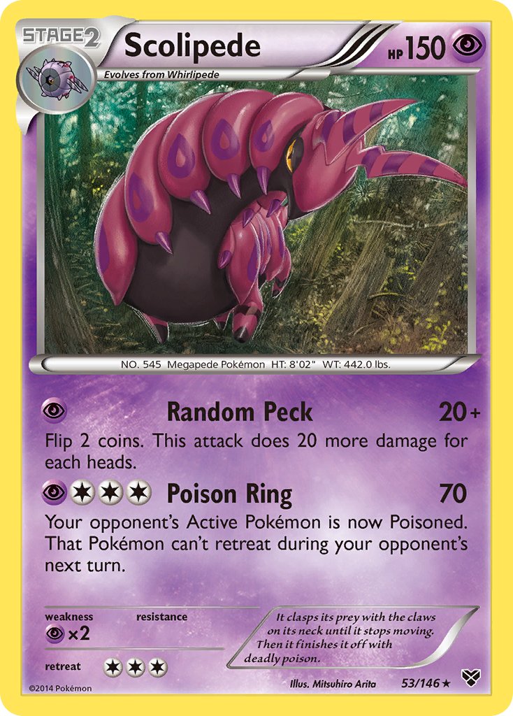 Scolipede 53/146 Non-Holo Rare - MissingNo.