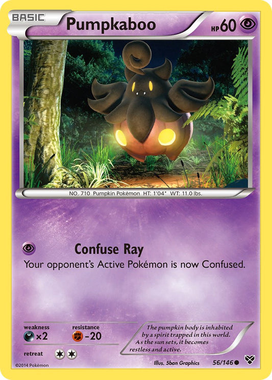 Pumpkaboo 56/146 4th Place Crosshatch Holo Pokémon League Rustboro/Dewford Season League Challenge Promo - MissingNo.