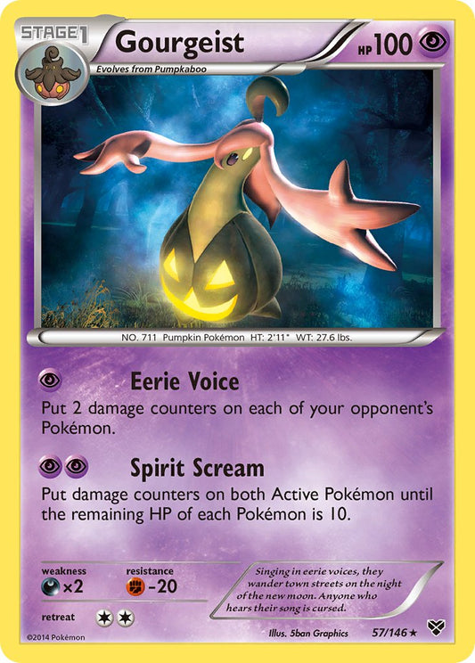 Gourgeist 57/146 Holo Rare - MissingNo.