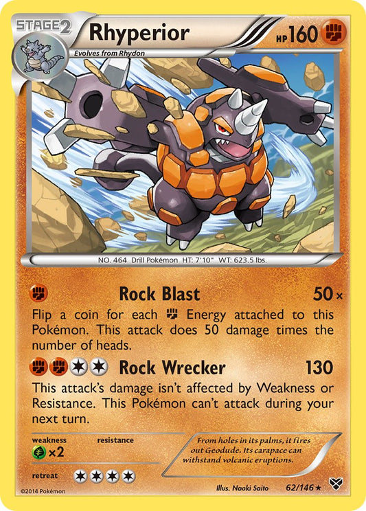 Rhyperior 62/146 Cosmos Holo Primal Clash Single Pack Blisters Exclusive - MissingNo.