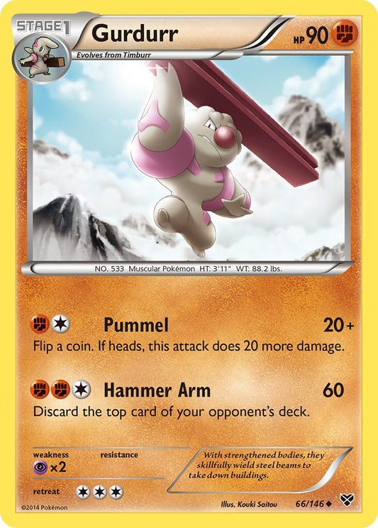 Gurdurr 66/146 Reverse Uncommon - MissingNo.