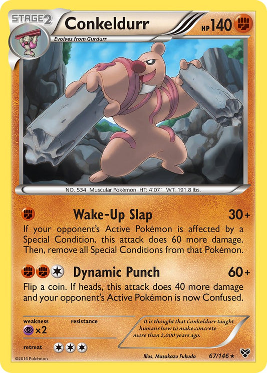 Conkeldurr 67/146 Non-Holo Rare - MissingNo.