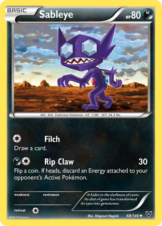 Sableye 68/146 Reverse Uncommon - MissingNo.