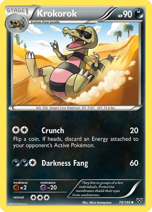 Krokorok 70/146 Reverse Uncommon - MissingNo.