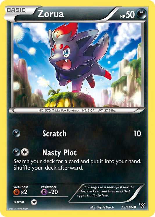 Zorua 72/146 Reverse Common - MissingNo.