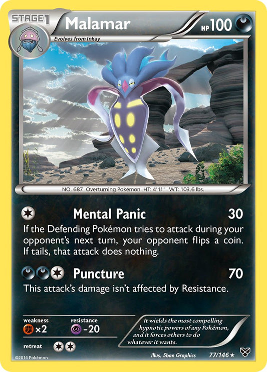 Malamar 77/146 Reverse Rare - MissingNo.